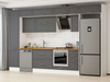 Alvinka 370X240 Cm Klasik Mebran Mutfak Dolabı Mbb-E80B50S40-2