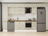 Alvinka 370X240 Cm Klasik Mebran Mutfak Dolabı Mbb-E90B40S40-2