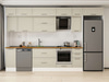 Alvinka 370X240 Cm Klasik Mebran Mutfak Dolabı Mb-E90S40S40-2