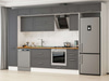 Alvinka 370X240 Cm Klasik Mebran Mutfak Dolabı Mbb-E80B45S45-2