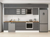 Alvinka 370X240 Cm Klasik Mebran Mutfak Dolabı Mb-E80S40S50-3
