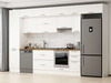 Alvinka 370X240 Cm Klasik Mebran Mutfak Dolabı Mbb-E80B50S40-1