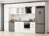 Alvinka 370X240 Cm Klasik Mebran Mutfak Dolabı Mbb-E80B50S40-3