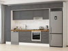 Alvinka 370X240 Cm Klasik Mebran Mutfak Dolabı Mbb-E80B40S50-1