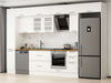 Alvinka 370X240 Cm Klasik Mebran Mutfak Dolabı Mbb-E90B40S40-3