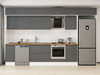 Alvinka 370X240 Cm Klasik Mebran Mutfak Dolabı Mb-E80S40S50-2
