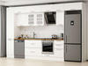 Alvinka 370X240 Cm Klasik Mebran Mutfak Dolabı Mbb-E80B45S45-3