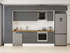 Alvinka 370X240 Cm Klasik Mebran Mutfak Dolabı Mbb-E80B50S40-2