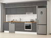 Alvinka 370X240 Cm Klasik Mebran Mutfak Dolabı Mb-E80S50S40-1