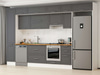 Alvinka 370X240 Cm Klasik Mebran Mutfak Dolabı Mbb-E80B45S45-1