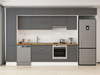 Alvinka 370X240 Cm Klasik Mebran Mutfak Dolabı Mbb-E80B45S45-1
