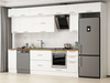 Alvinka 370X240 Cm Klasik Mebran Mutfak Dolabı Mb-E90S40S40-2