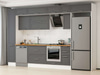 Alvinka 370X240 Cm Klasik Mebran Mutfak Dolabı Mbb-E90B40S40-2