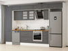 Alvinka 370X240 Cm Klasik Mebran Mutfak Dolabı Mbb-E80B50S40-3