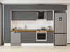 Alvinka 370X240 Cm Klasik Mebran Mutfak Dolabı Mbb-E90B40S40-2