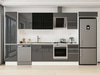 Alvinka 375X222 Cm High Gloss Mutfak Dolabı Mbb-E80B50S45-3