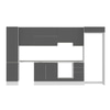 Alvinka 375X222 Cm High Gloss Mutfak Dolabı Mbb-E90B45S40-1