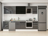 Alvinka 375X222 Cm High Gloss Mutfak Dolabı Mb-E80S50S45-3