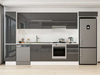 Alvinka 375X222 Cm High Gloss Mutfak Dolabı Mbb-E80B45S50-1