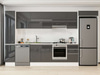 Alvinka 375X222 Cm High Gloss Mutfak Dolabı Mbb-E90B40S45-1