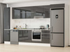 Alvinka 375X222 Cm High Gloss Mutfak Dolabı Mbb-E80B45S50-1