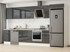 Alvinka 375X222 Cm High Gloss Mutfak Dolabı Mb-E80S50S45-2