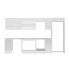 Alvinka 375X222 Cm High Gloss Mutfak Dolabı Mb-E90S45S40-2