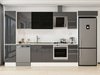 Alvinka 375X222 Cm High Gloss Mutfak Dolabı Mbb-E90B45S40-3