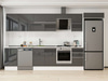 Alvinka 375X222 Cm High Gloss Mutfak Dolabı Mb-E80S50S45-2