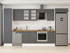 Alvinka 375X222 Cm Klasik Mebran Mutfak Dolabı Mbb-E80B50S45-3