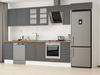 Alvinka 375X222 Cm Klasik Mebran Mutfak Dolabı Mb-E90S45S40-3