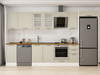 Alvinka 375X222 Cm Klasik Mebran Mutfak Dolabı Mb-E90S45S40-3