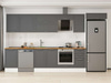 Alvinka 375X222 Cm Klasik Mebran Mutfak Dolabı Mb-E80S50S45-2