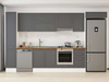 Alvinka 375X222 Cm Klasik Mebran Mutfak Dolabı Mbb-E90B40S45-1