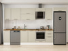 Alvinka 375X222 Cm Klasik Mebran Mutfak Dolabı Mb-E90S40S45-2