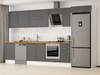 Alvinka 375X222 Cm Klasik Mebran Mutfak Dolabı Mb-E80S50S45-2