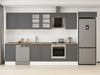 Alvinka 375X222 Cm Klasik Mebran Mutfak Dolabı Mb-E80S45S50-3