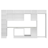 Alvinka 375X240 Cm High Gloss Mutfak Dolabı Mbb-E80B45S50-3