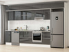 Alvinka 375X240 Cm High Gloss Mutfak Dolabı Mb-E80S45S50-1