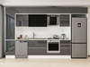Alvinka 375X240 Cm High Gloss Mutfak Dolabı Mbb-E80B45S50-3