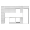 Alvinka 375X240 Cm High Gloss Mutfak Dolabı Mbb-E90B45S40-3