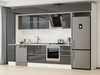 Alvinka 375X240 Cm High Gloss Mutfak Dolabı Mbb-E90B40S45-2