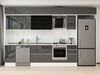 Alvinka 375X240 Cm High Gloss Mutfak Dolabı Mb-E90S45S40-3
