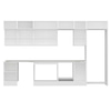 Alvinka 375X240 Cm High Gloss Mutfak Dolabı Mb-E80S50S45-2