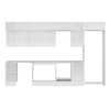 Alvinka 375X240 Cm High Gloss Mutfak Dolabı Mb-E90S40S45-2