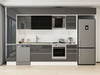Alvinka 375X240 Cm High Gloss Mutfak Dolabı Mbb-E90B40S45-3