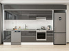 Alvinka 375X240 Cm High Gloss Mutfak Dolabı Mb-E90S45S40-1