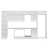 Alvinka 375X240 Cm High Gloss Mutfak Dolabı Mbb-E80B45S50-2