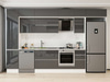 Alvinka 375X240 Cm High Gloss Mutfak Dolabı Mbb-E90B45S40-2