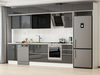 Alvinka 375X240 Cm High Gloss Mutfak Dolabı Mb-E80S50S45-3